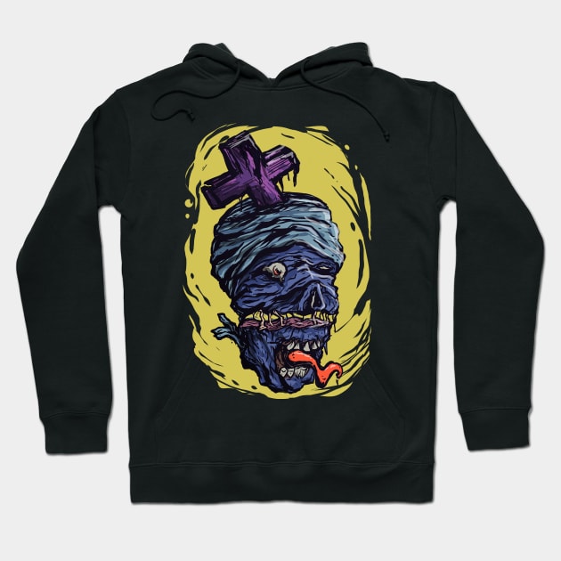 Zombie Face Hoodie by DeathAnarchy